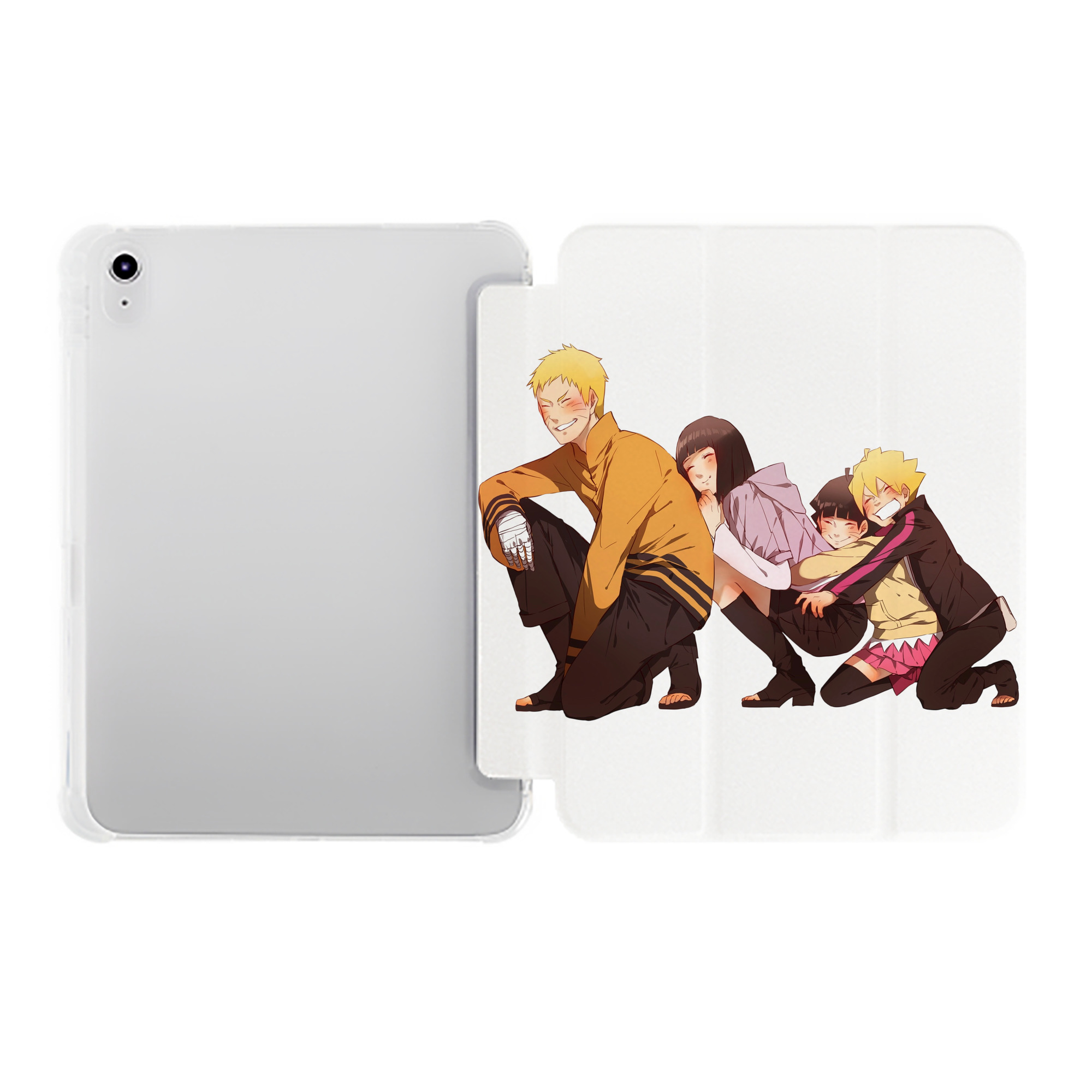 （画像用） NARUTO -ナルト- うずまき ナルト Uzumaki Naruto IPad ケース ペン収納付き 三つ折りスタンド PUレザー×シリコン 対応機種9.5/10.5/10.9インチ
